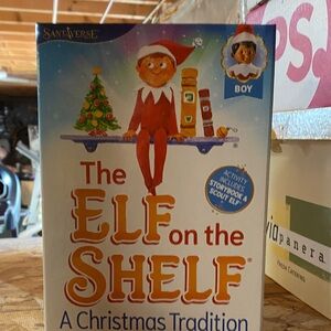 Elf on the Shelf Boy - Festive Red Holiday Decor